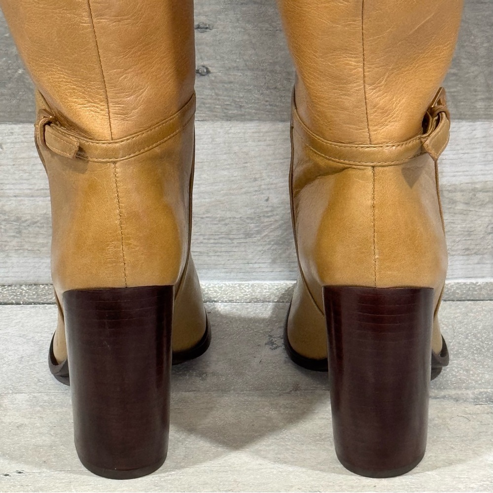 TORY BURCH Banana Heel Boot - Butterscotch - Size - 6 - Picture 11 of 16